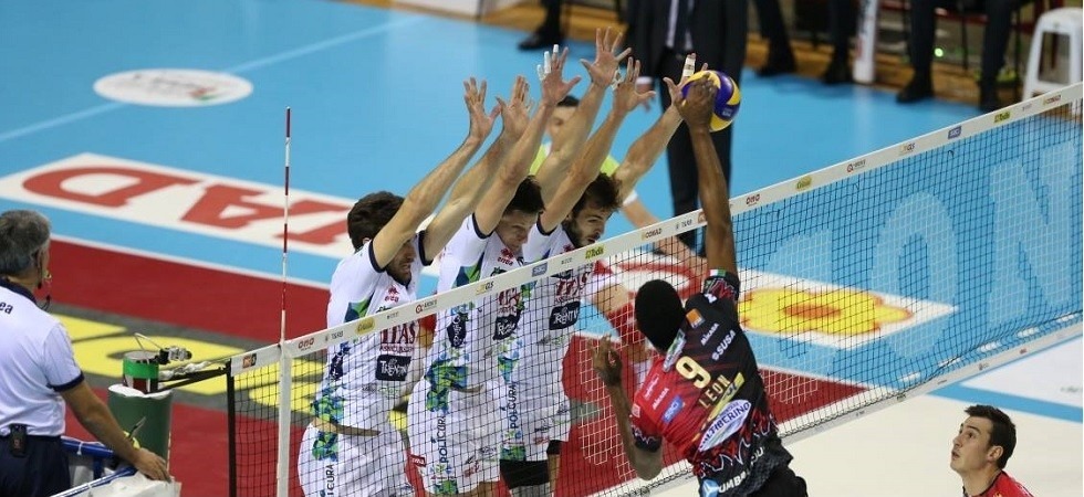 Il big match va a Perugia, l'Itas lotta ma finisce ko